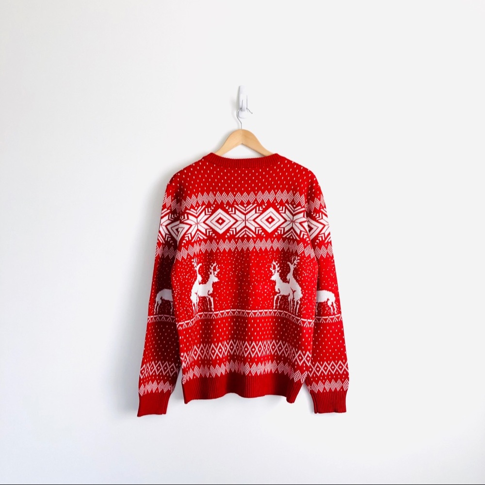 Tipsy Elves Reindeer Double Date Cardigan - Picture 4 of 7